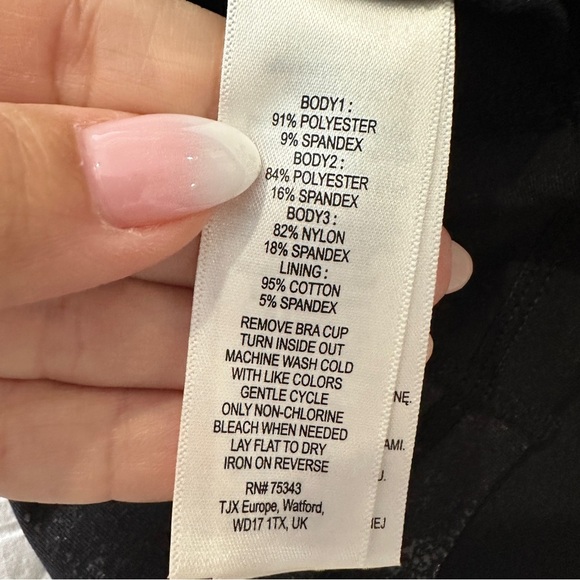 Cynthia Rowley Black Shimmer Active Tank Top Built-In Bra XS - Picture 5 of 15